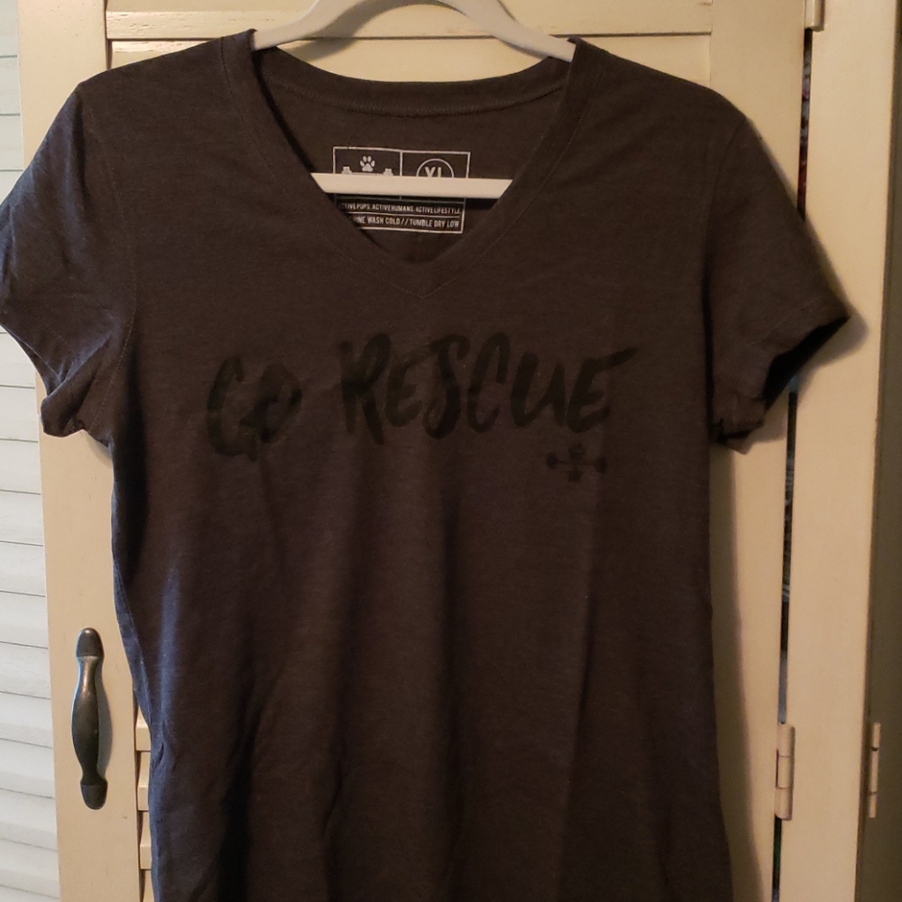 Wags & Weights "Go Rescue" , slim fit, XL t-shirt